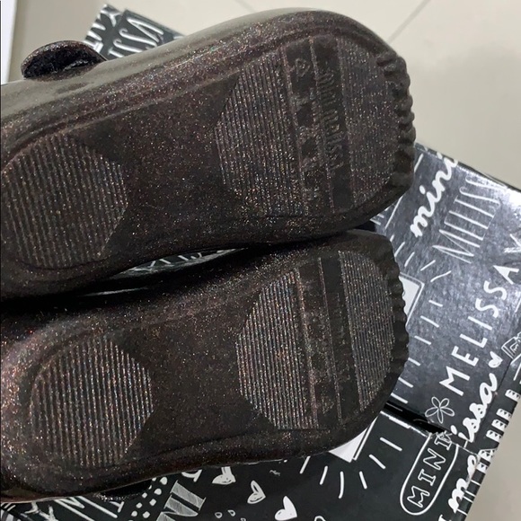 Mini Melissa glitter shoes 8 - Picture 3 of 3